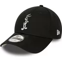 new-era-curved-brim-9forty-character-looney-tunes-bugs-bunny-black-adjustable-cap