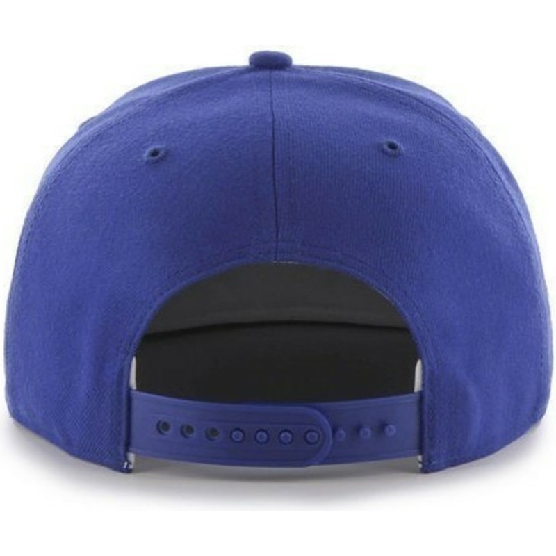 47-brand-flat-brim-mascot-logo-new-york-mets-mlb-sure-shot-blue-snapback-cap