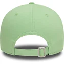 new-era-curved-brim-9forty-essential-light-green-adjustable-cap