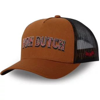 Von Dutch STUD N Brown Trucker Hat