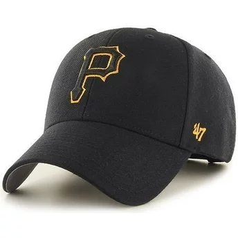 47 Brand Curved Brim Pittsburgh Pirates MLB Black Cap