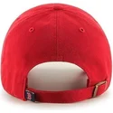 47-brand-curved-brim-boston-red-sox-mlb-clean-up-red-cap