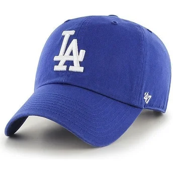 47 Brand Curved Brim Los Angeles Dodgers MLB Clean Up Blue Cap