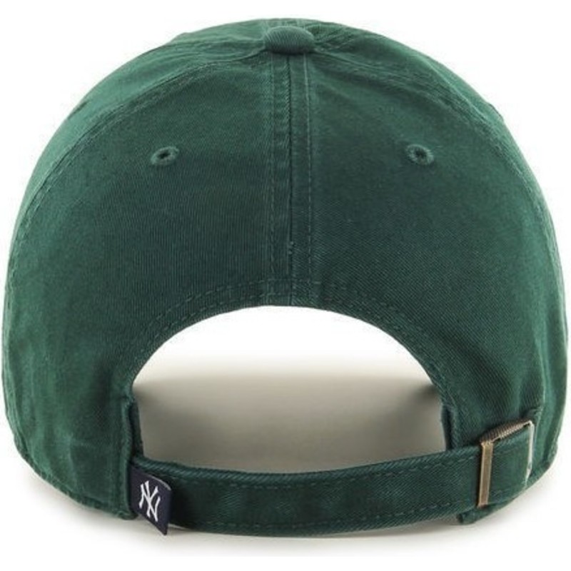 47-brand-curved-brim-gren-logo-new-york-yankees-mlb-clean-up-green-cap