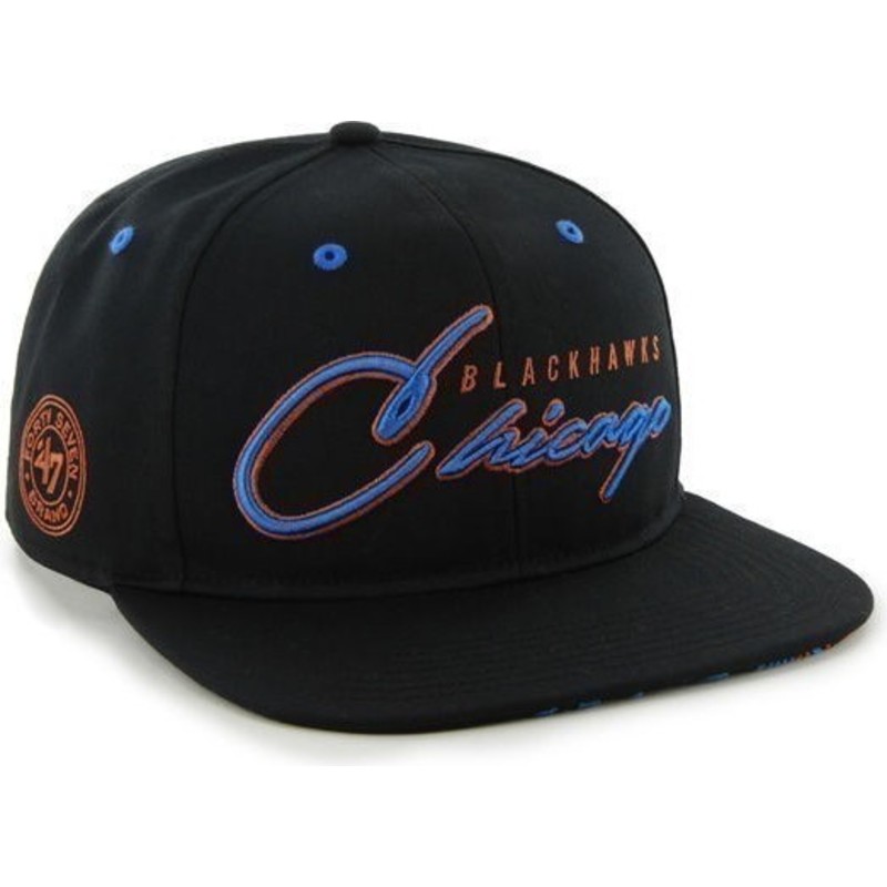 47-brand-flat-brim-blue-logoscript-logo-chicago-blackhawks-nhl-black-snapback-cap