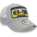 new-era-a-frame-license-plate-cities-and-beaches-new-york-grey-trucker-hat