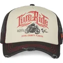 von-dutch-moto-gp3-motogp-beige-and-black-trucker-hat