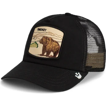 Goorin Bros. Bear Smokey Camp Crasher Park Range The Farm Black Trucker Hat