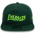 new-era-flat-brim-golfer-alternative-eugene-emeralds-milb-green-snapback-cap