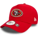 new-era-curved-brim-9forty-e-frame-san-francisco-giants-mlb-red-snapback-cap