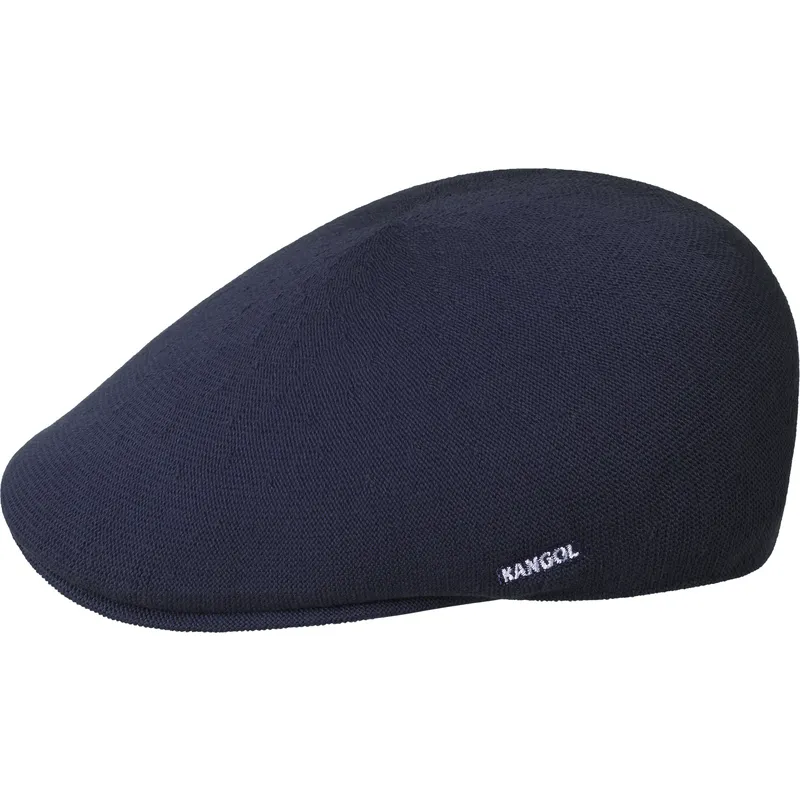 kangol-bamboo-507-dk-blue-navy-flat-cap