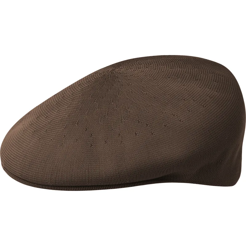 kangol-tropic-504-brown-flat-cap