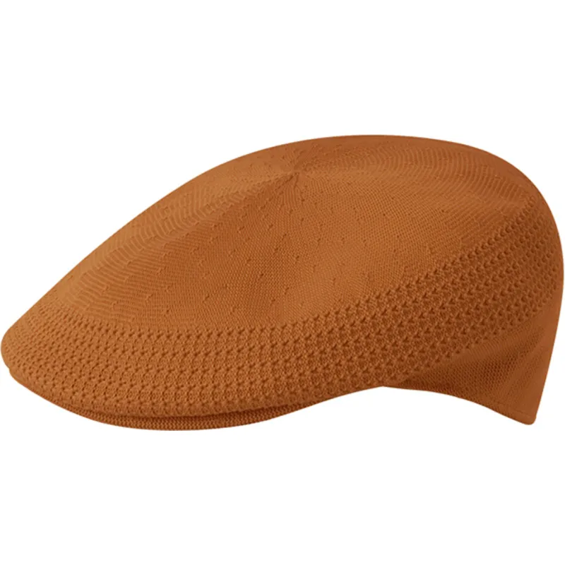 kangol-tropic-504-ventair-cognac-brown-flat-cap