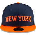 new-era-flat-brim-59fifty-statement-new-york-knicks-nba-navy-blue-and-orange-fitted-cap