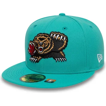 New Era Flat Brim 59FIFTY Classic Memphis Grizzlies NBA Green Fitted Cap