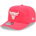 new-era-curved-brim-golfer-everyday-nylon-chicago-bulls-nba-pink-adjustable-cap