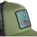 capslab-deer-forest-for2-beasts-green-and-black-trucker-hat