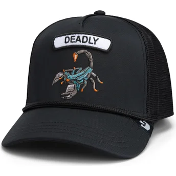 Goorin Bros. Scorpion GB2 Deadly Scorp The Rocker The Farm Black Trucker Hat