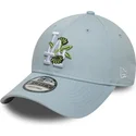 new-era-curved-brim-9forty-floral-icon-los-angeles-dodgers-mlb-blue-adjustable-cap