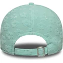 new-era-curved-brim-women-9forty-floral-towelling-los-angeles-dodgers-mlb-green-adjustable-cap
