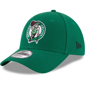 New Era Curved Brim Youth 9FORTY The League Boston Celtics NBA Green Adjustable Cap