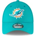 new-era-curved-brim-youth-9forty-the-league-miami-dolphins-nfl-blue-adjustable-cap