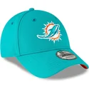 new-era-curved-brim-youth-9forty-the-league-miami-dolphins-nfl-blue-adjustable-cap