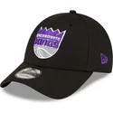 new-era-curved-brim-9forty-the-league-sacramento-kings-nba-black-adjustable-cap