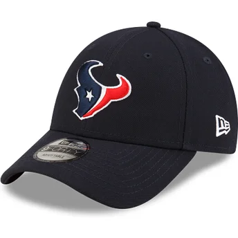 New Era Curved Brim 9FORTY The League Houston Texans NFL Navy Blue Adjustable Cap