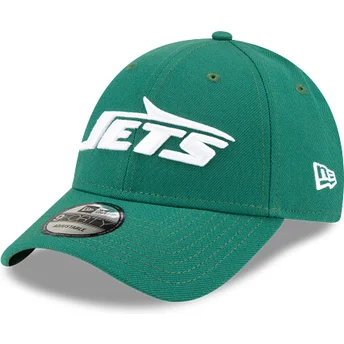 New Era Curved Brim 9FORTY The League New York Jets NFL Green Adjustable Cap