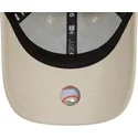 new-era-curved-brim-white-logo-9forty-league-essential-new-york-yankees-mlb-beige-adjustable-cap