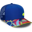 new-era-curved-brim-9seventy-stretch-snap-lifestyle-valentino-rossi-vr46-motogp-blue-snapback-cap