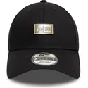 new-era-curved-brim-9forty-badge-black-adjustable-cap