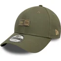 new-era-curved-brim-9forty-badge-green-adjustable-cap