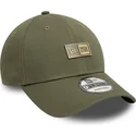 new-era-curved-brim-9forty-badge-green-adjustable-cap
