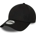new-era-curved-brim-black-logo-9forty-flawless-mesh-new-york-yankees-mlb-black-snapback-cap