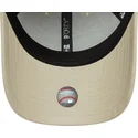 new-era-curved-brim-9forty-icon-dragon-los-angeles-dodgers-mlb-beige-adjustable-cap-with-beige-logo