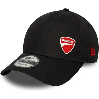 New Era Curved Brim 9FORTY Flawless Ducati Motor MotoGP Black Adjustable Cap