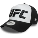 new-era-curved-brim-a-frame-core-ufc-ultimate-fighting-championship-white-and-black-cap