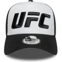 new-era-curved-brim-a-frame-core-ufc-ultimate-fighting-championship-white-and-black-cap