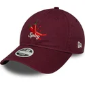 new-era-curved-brim-women-9twenty-phrase-spicy-maroon-adjustable-cap