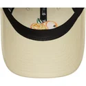 new-era-curved-brim-women-9twenty-phrase-mi-media-naranja-beige-adjustable-cap