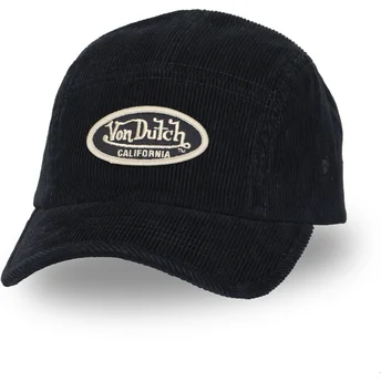 Von Dutch Curved Brim VEL02 Black Adjustable Cap