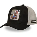 capslab-mario-kart-smk3-che-super-mario-bros-black-and-grey-trucker-hat