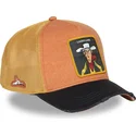 capslab-lucky-luke-lck2-lob-orange-and-black-trucker-hat