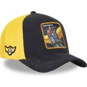 capslab-robot-grendizer-goldorak-gol6-gol-robot-grendizer-navy-blue-and-yellow-trucker-hat