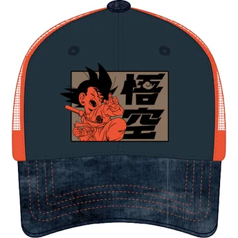 Capslab Kid Son Goku DB6 KID Dragon Ball Blue and Orange Trucker Hat