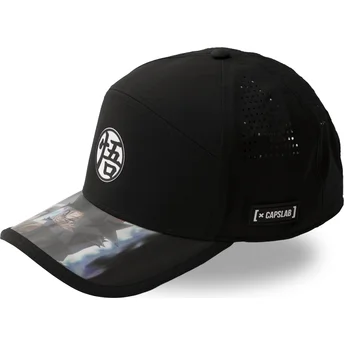 Capslab Curved Brim Son Goku DBS7 ULT Dragon Ball Black Adjustable Cap