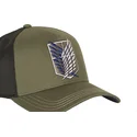capslab-survey-corps-aot2-sco-attack-on-titan-green-and-black-trucker-hat