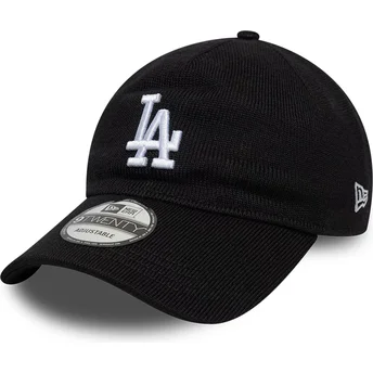 New Era Curved Brim 9TWENTY Merino Wool Los Angeles Dodgers MLB Black Adjustable Cap